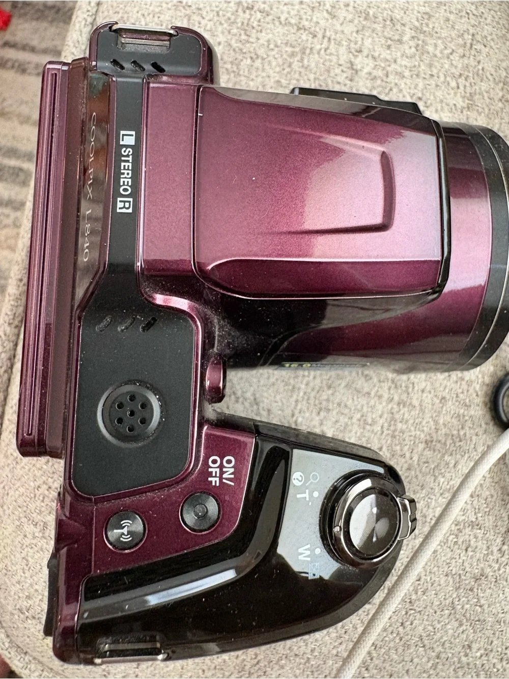 Nikon COOLPIX L840 16MP Digital Camera 38x Optical Zoom Plum Purple w/ Box